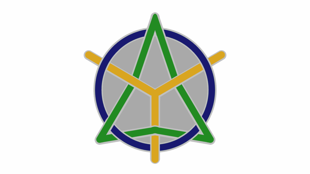 A celtic knot styled